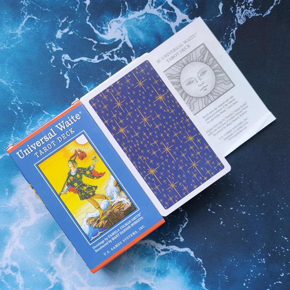Mazzo di tarocchi 12X7 cm. Mazzo di tarocchi di divinazione universale. Carte dei tarocchi con guida