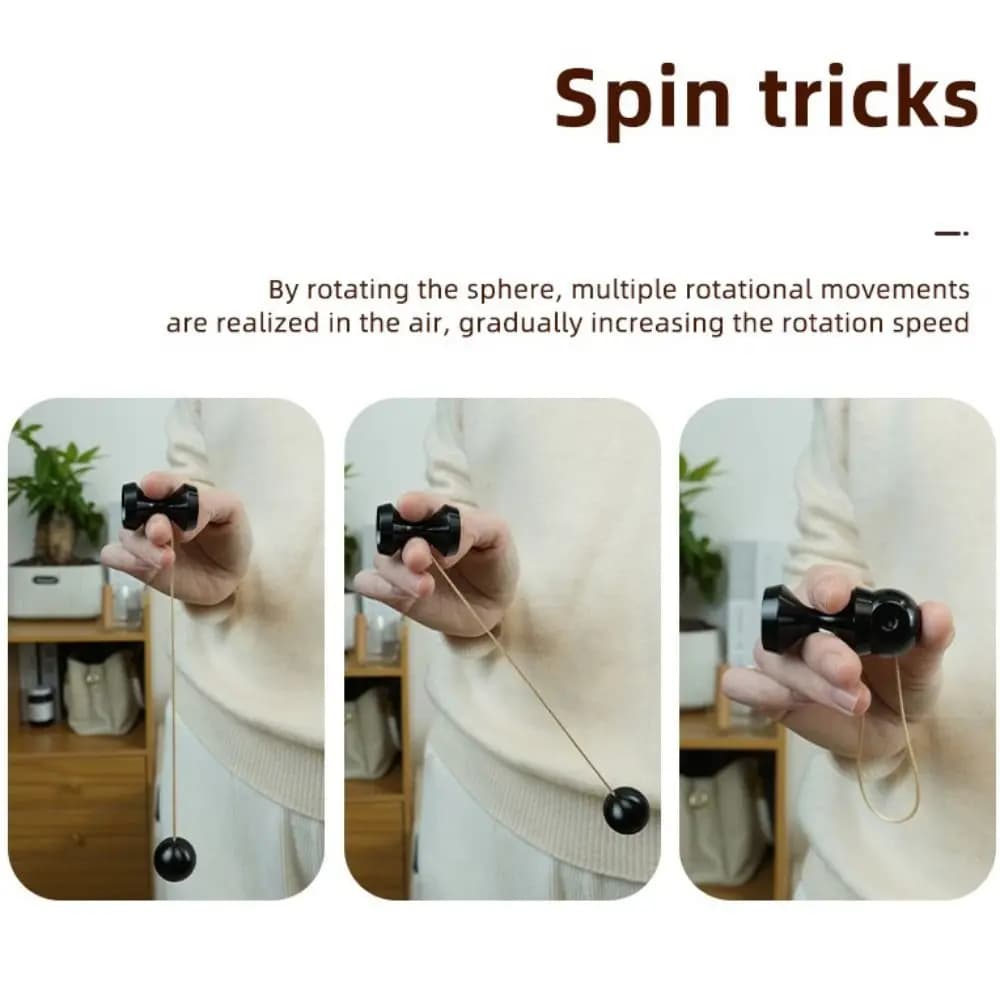 Palla Antistress in Alluminio, Gadget Portatile per Allenamento delle Dita, Spinner Sensoriale per Intrattenimento
