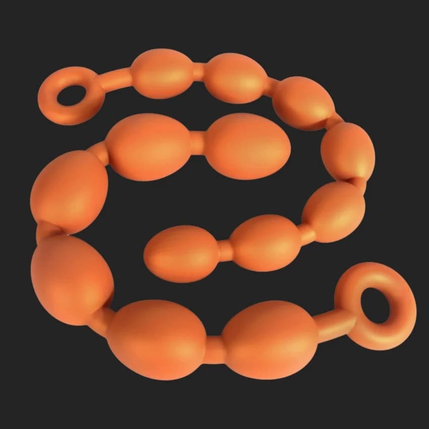 Perline anali super lunghe, plug anale, massaggiatore prostatico, plug anale grande, palline vaginali, stimolazione anale, dildo con perline a strappo, sex toy per sesso anale profondo