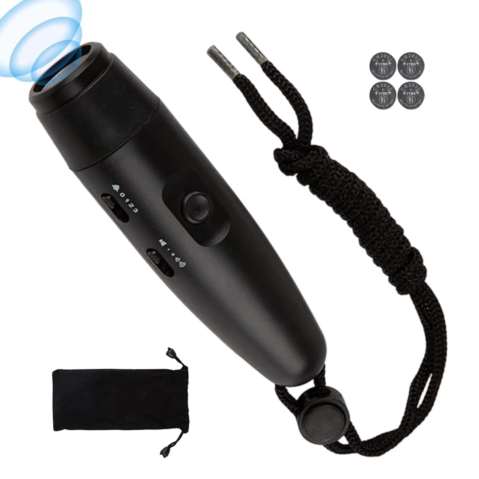 125dB Portable Bear Horn 4 Volume Levels & 3 Tones Self Defense Emergency Alarm For Camping Hiking Sports Outdoor Safety