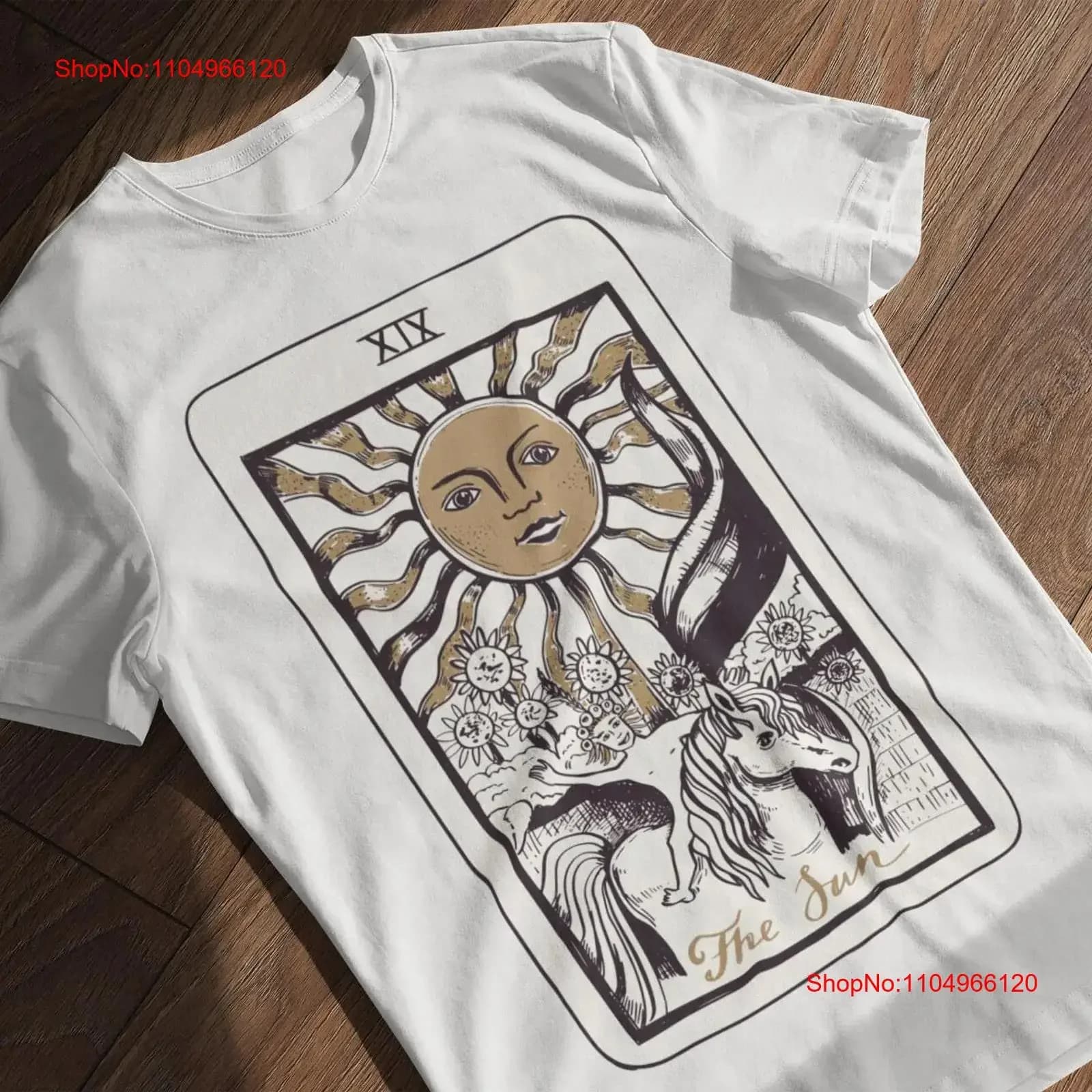 TAROT CARD SHIRT Art Oracle Cards T Abbigliamento OcculT Lettura vintage Lavato Traspirante Versatile Allungato Elegante Leggermente