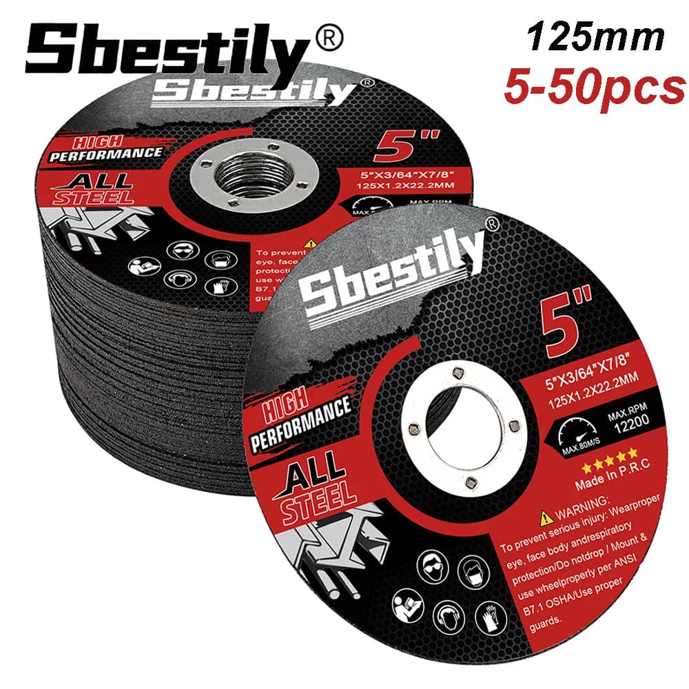 50-3 pcs 125mm circular saw blade in resin mola 5" metal cutting disc angle grinder accessories iron metal cutting Pvc