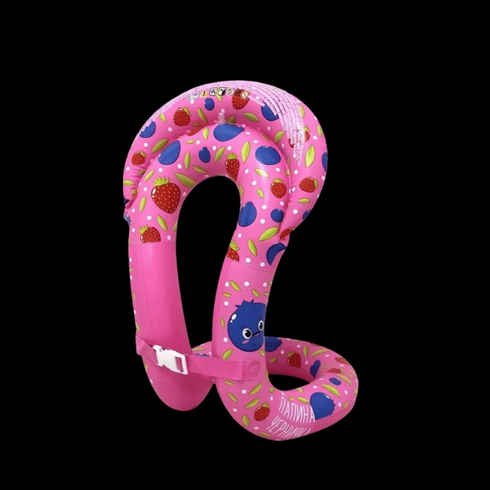 Inflatable Design Kids Life Jacket Cartoon Style Adjustable PVC Children Life Vest Float Portable Inflatable Swim Vest