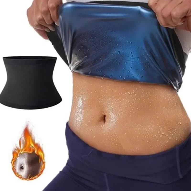 Sauna Waist Belt Trimmer Bread Wrap Training Thermal Fascia for sweat Trainer for belly Weight loss Shaper for body Slimming belt for belly control
