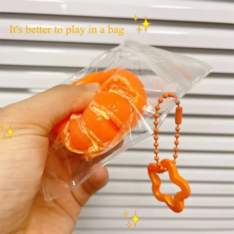 Squishies a Forma di Mandarino, Giocattoli Antistress Morbidi e Profumati, Simulazione di Arancia, Regalo di Compleanno per Bambini e Adulti