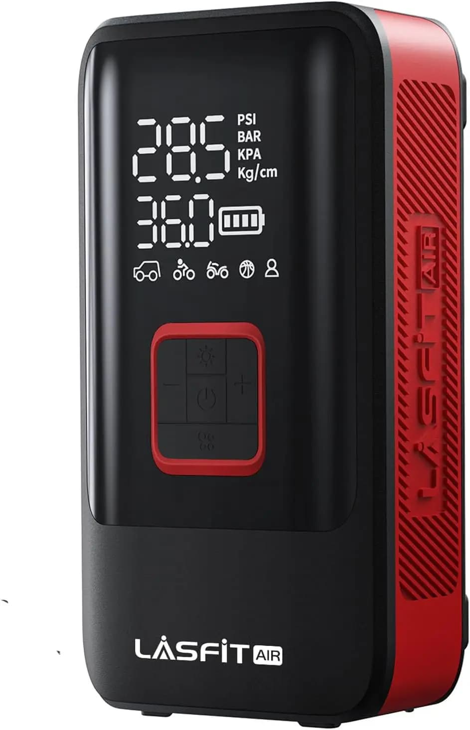 Compressore d'Aria Portatile 150PSI con Manometro Digitale, Arresto Automatico, Batteria da 12000mAh per Auto, Camion e SUV