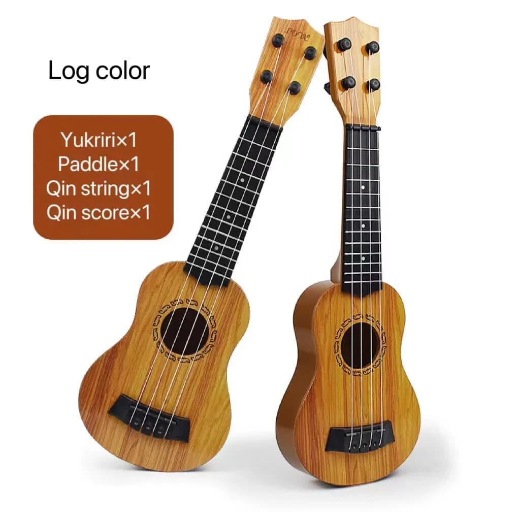 Il giocattolo per chitarra per bambini da 35cm può essere utilizzato per riprodurre strumenti elementari con pagaie che simulano giocattoli musicali yukrilli