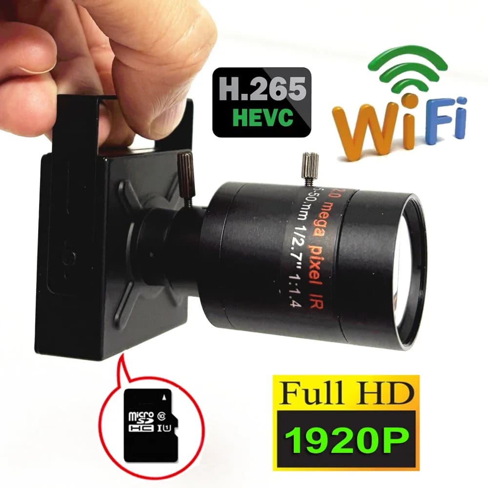 CCTV Sicurezza Mini Telecamera IP Wifi 5MP 1080P 1920P Supporto Audio Slot SD Ipcam Wireless 2.8-12mm 5-50mm Zoom manuale Len Camhipro