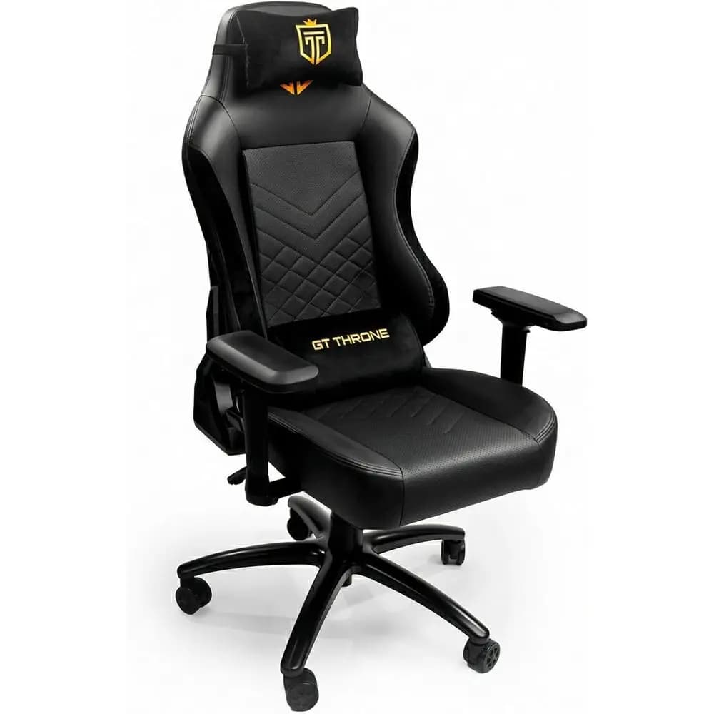 Sedia da gaming ergonomica reclinabile per persone di statura alta e corpulenza, braccioli 3D, schienale regolabile, supporta fino a 300 libbre