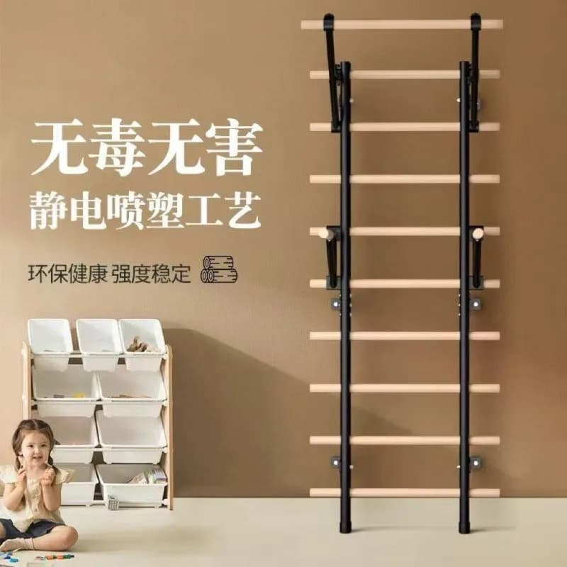 Indoor Dance Horizontal Floor Bar Pull-Up Rehabilitation Stretching Fitness Rack Climbing Press for Kids