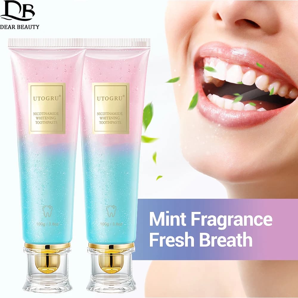 1/2PCS Niacinamide Whitening Dentifricio Placca Macchie Gialle Remove Oral Hygiene Whitening Tooth Cleaning Tooth Whitening Products