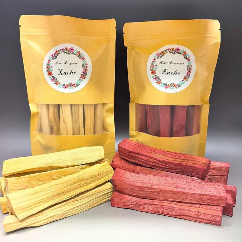 10 Bastoncini di Incenso Naturale Palo Santo, Bastoncini Zuohe Palo Santo ad Alto Contenuto di Olio, Profumo di Materiali Invecchiati, per Yoga, Buddismo, Aromaterapia, Casa