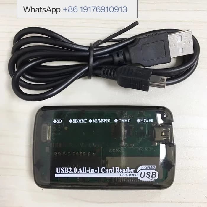 Multi-function card reader SD/TF/CF/M2/XD/MS all-in-one camera memory card USB does not support SM card