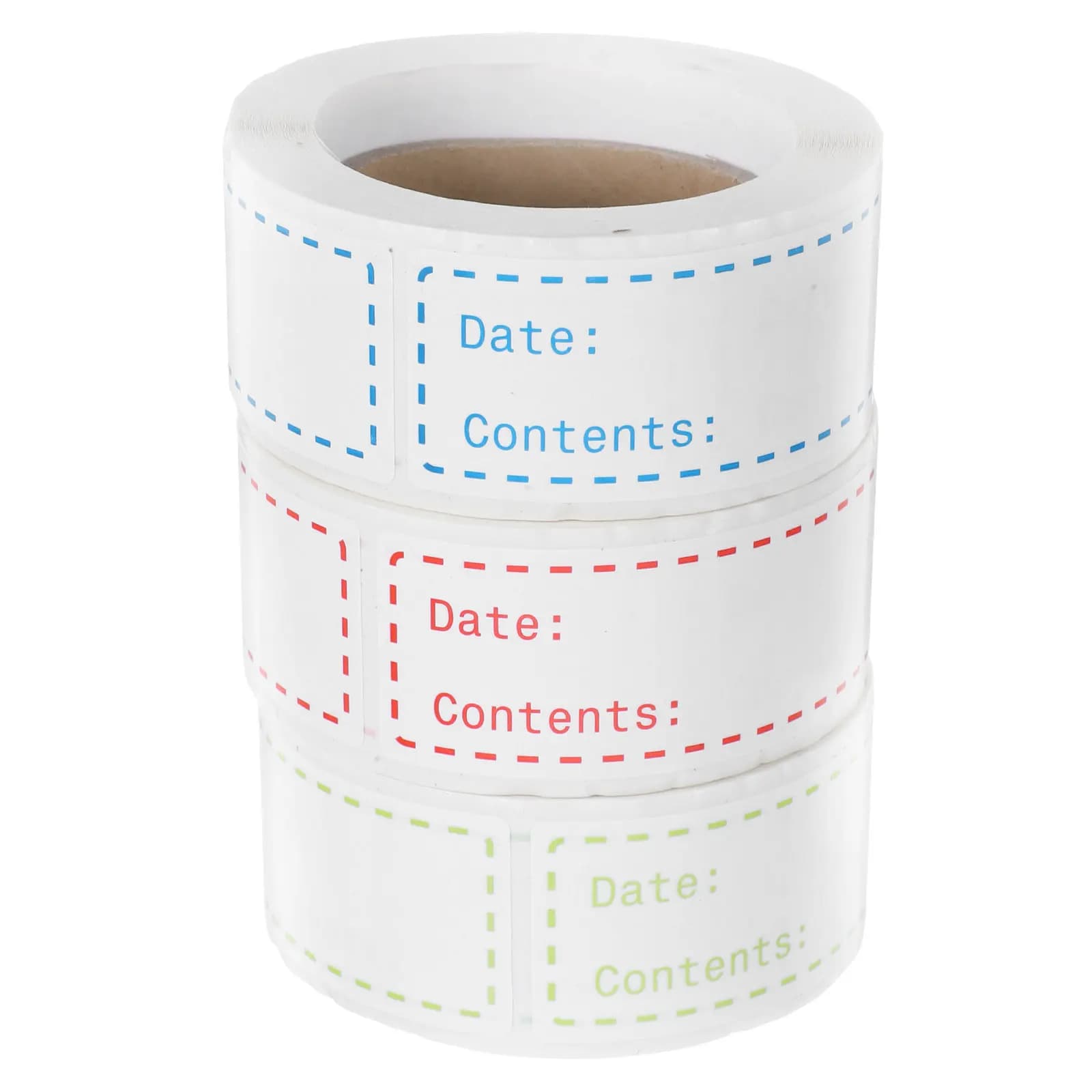 3 Rolls Food Date Labels Removable Freezer Storage Labels Kitchen Food Container Labeling Tape Freezer Tape to Write on