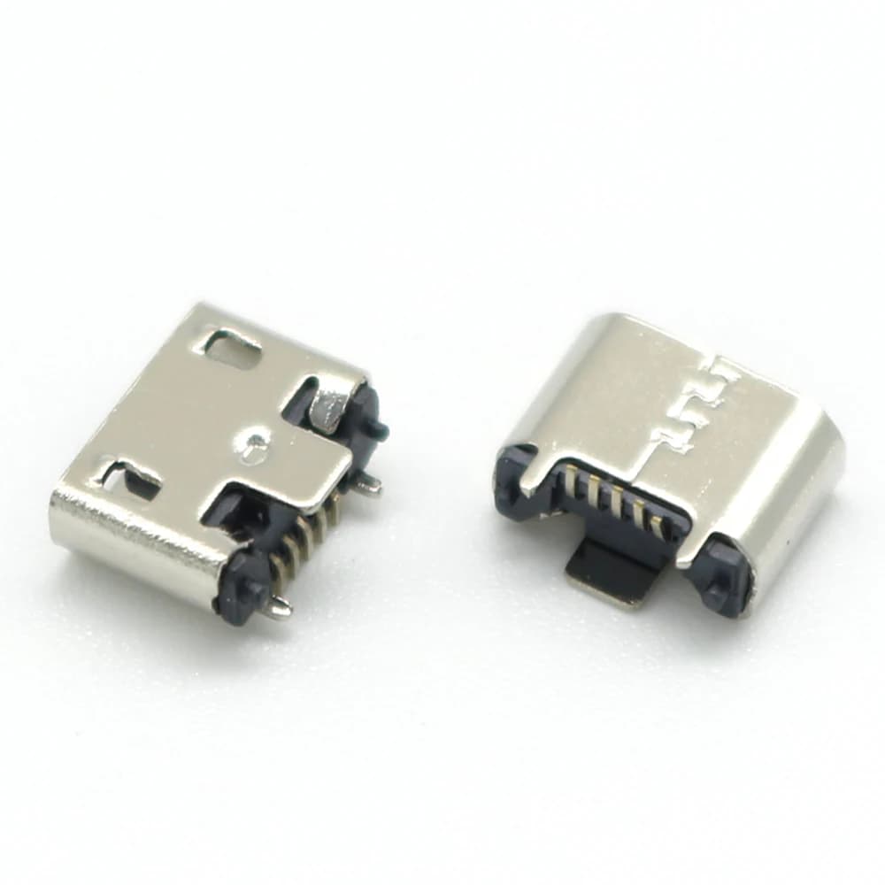 10pcs Curl / Flat Port MICRO USB Jack 5Pin 180Degree Charging Socket Connector SmartPhone GPS Bluetooth Player DIY Electric toy