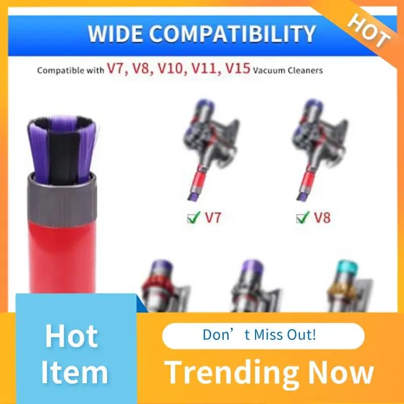 A13I-Awkward Space Set di strumenti con set di spazzole per spolverare antigraffio per Dyson V15 V12 V11 V10 V7 V8 Set di pulizia dei dettagli dell'aspirapolvere K