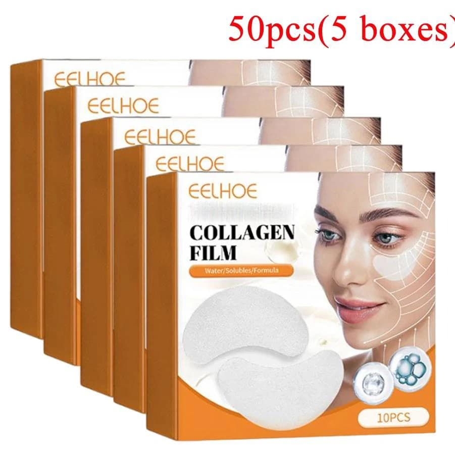 5 SCATOLE Collagen Soluble Patch Anti-wrinkle Film Remove Eyewear Face Mask Hydrating Lifting Skin Care