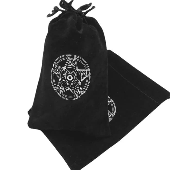 Tarot card velvet drawstring pouch, jewelry drawstring pouch, power bank pouch, brocade pouch, small cloth bag