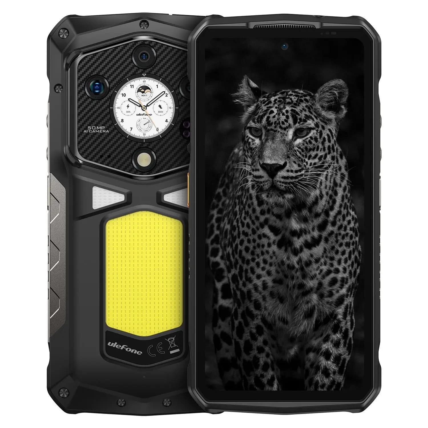 Ulefone Armor 29 Ultra Smartphone Robusto AI 5G 16GB+1TB Doppio Schermo 6.67'' 21200mAh 120W Fotocamera 64MP con Visione Notturna Android 15 NFC