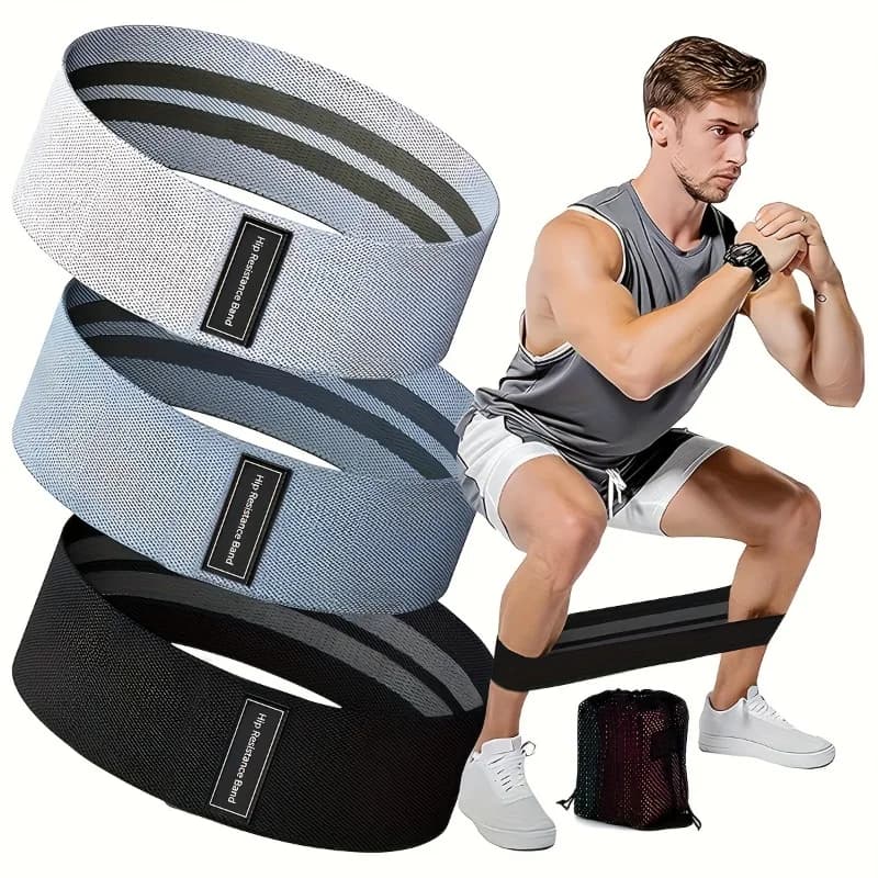 Fasce di resistenza per squat Fitness Yoga Pilates Allenamento della forza Fasce elastiche elastiche per gambe Glutei Fitness Bellezza Glutei