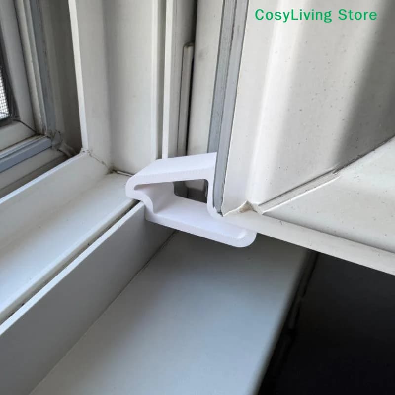 [CL]1/2/4pcs Heavy Duty Door Stopper Non-Slip Balcony Window Door Wedge Easy Install For Home Office Bathroom Kitchen Track Lock