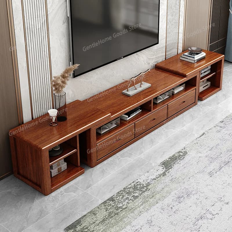Mobili TV in Legno Stile Nordico, Tavoli Consolle per Soggiorno, Supporti TV di Design, Mobili in Stile Cinese