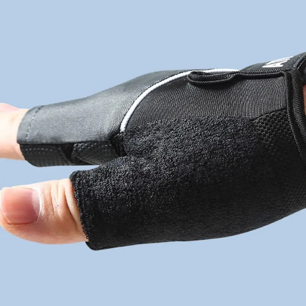 Guanti da sollevamento pesi traspiranti senza dita, sottili, con protezione solare, antiscivolo, per allenamento, palestra, fitness.