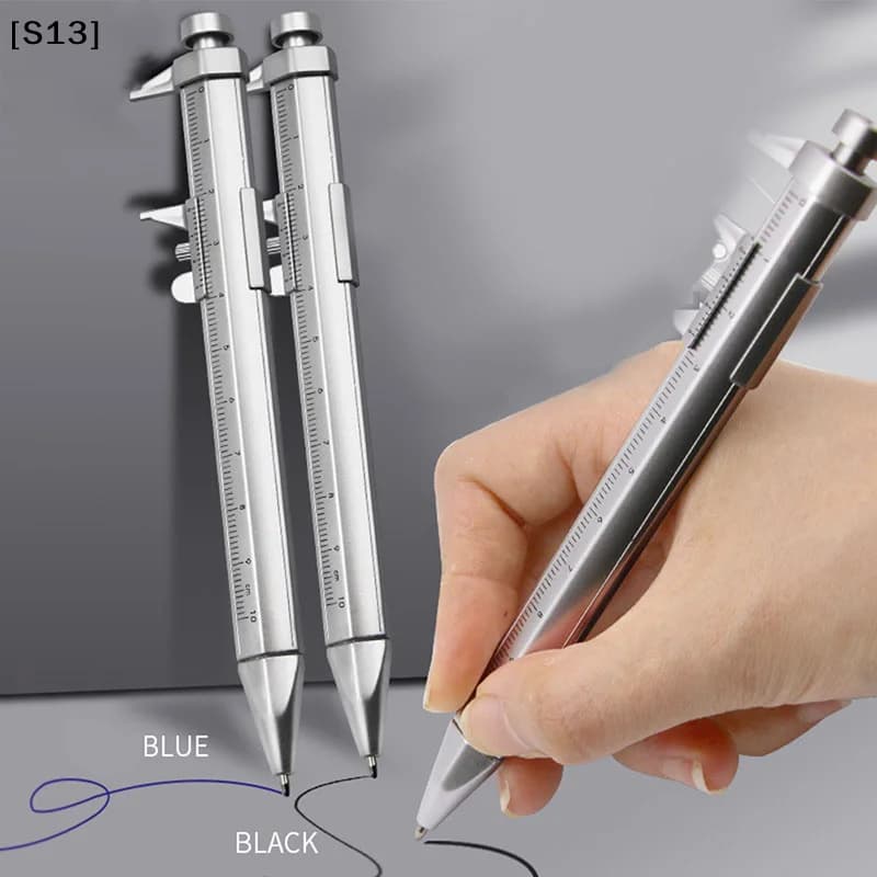 Penna a sfera con calibro a vernier da 0,5 mm, inchiostro gel, regalo di cancelleria [S13]
