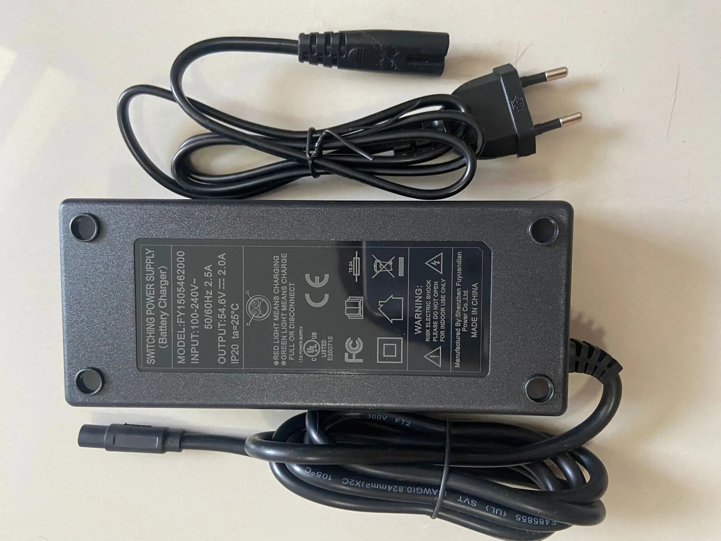 Original charger for E-TWOW GT SPORT electric scooter 54.6v -2A charger