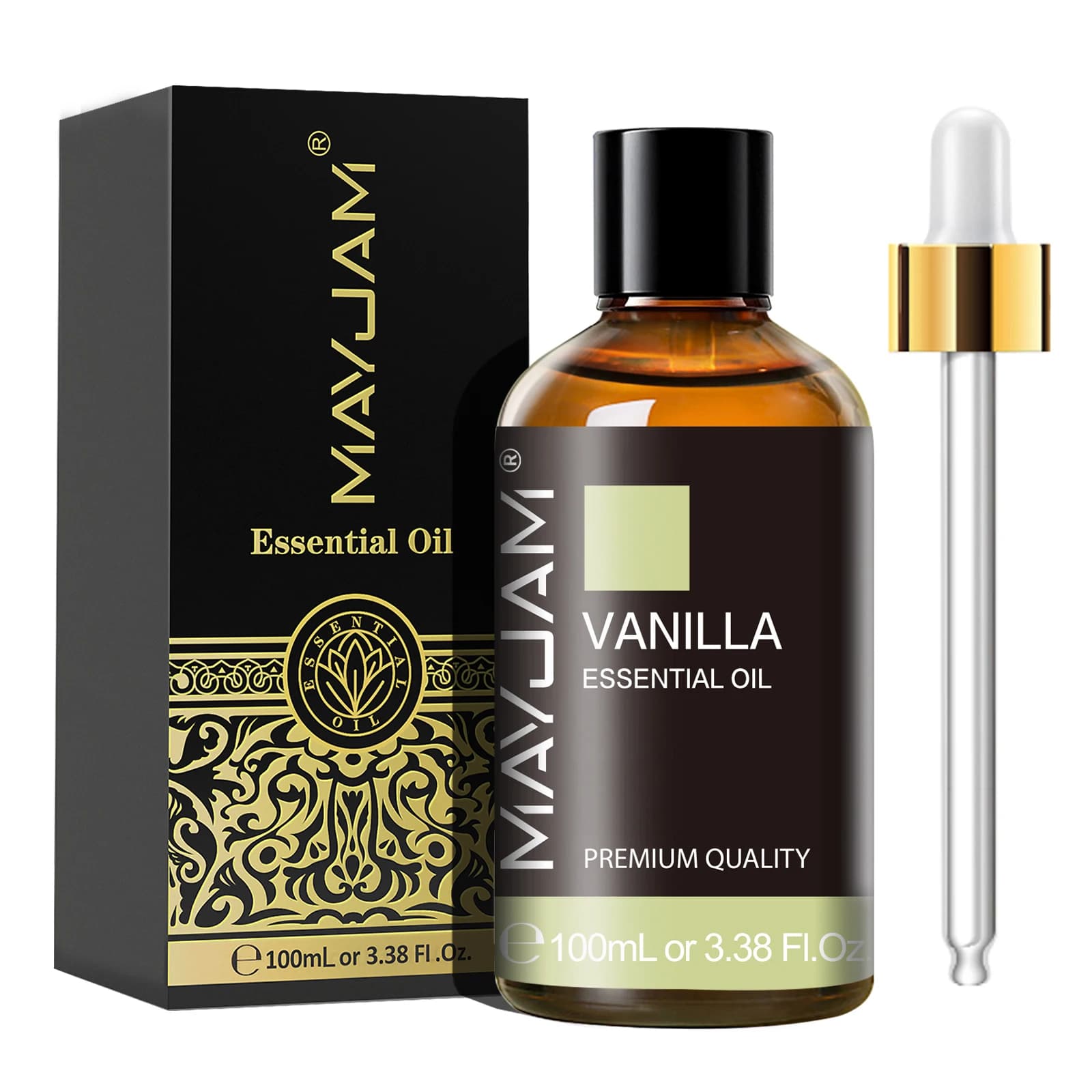 Essential Oil MAYJAM 100ml for Diffuser and Humidifier, Vanilla Aromas, Lavender, Bergamot, Sandalwood, Pine Needles, Free Shipping