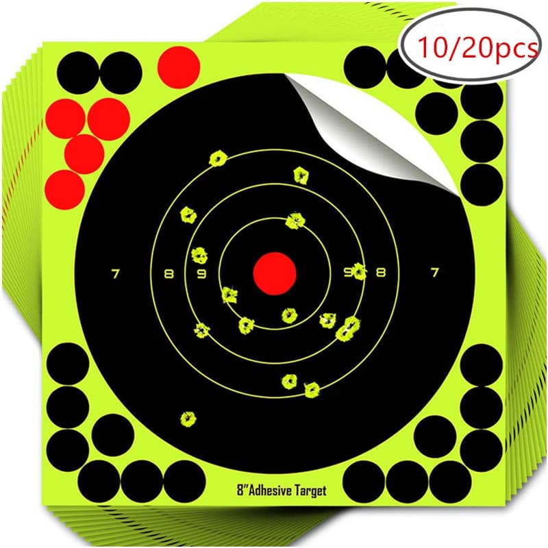 8x8 pollici Professione Tiro con l'arco Bersagli Carta Viso Arco Freccia Calibro Tiro Bersaglio Carta Giochi fai da te Accessori di tiro tradizionali