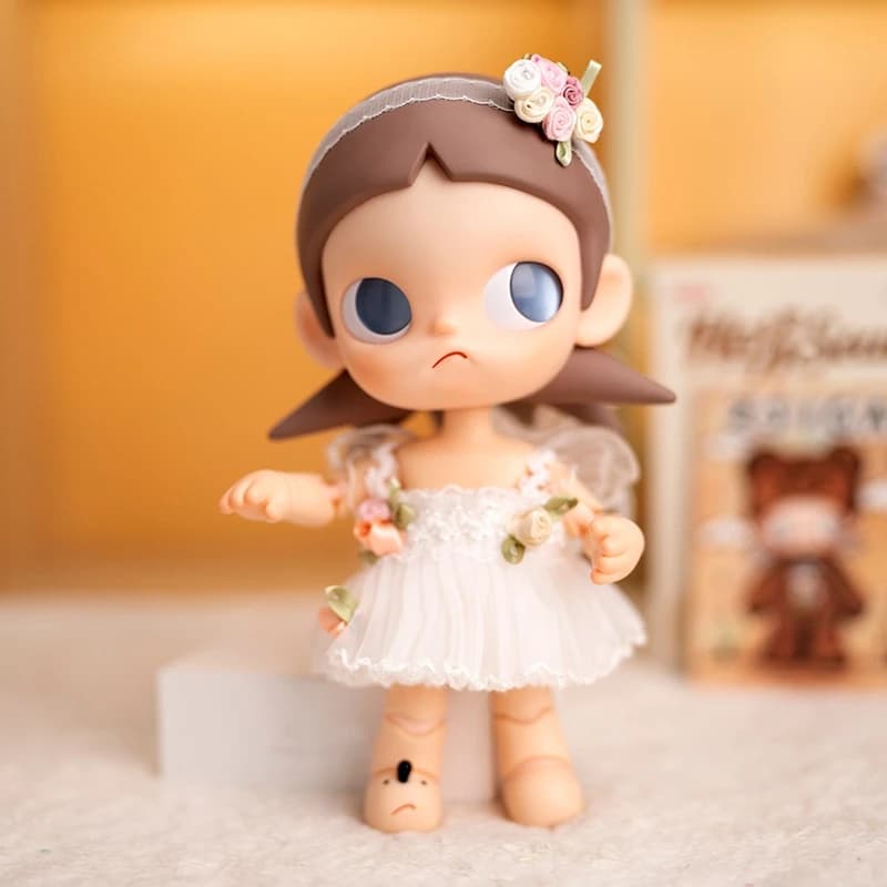 Abito da sposa con ali di farfalla rosa per bambole Zsiga BJD da 20 cm, accessori per vestiti, regali per cambiare abiti