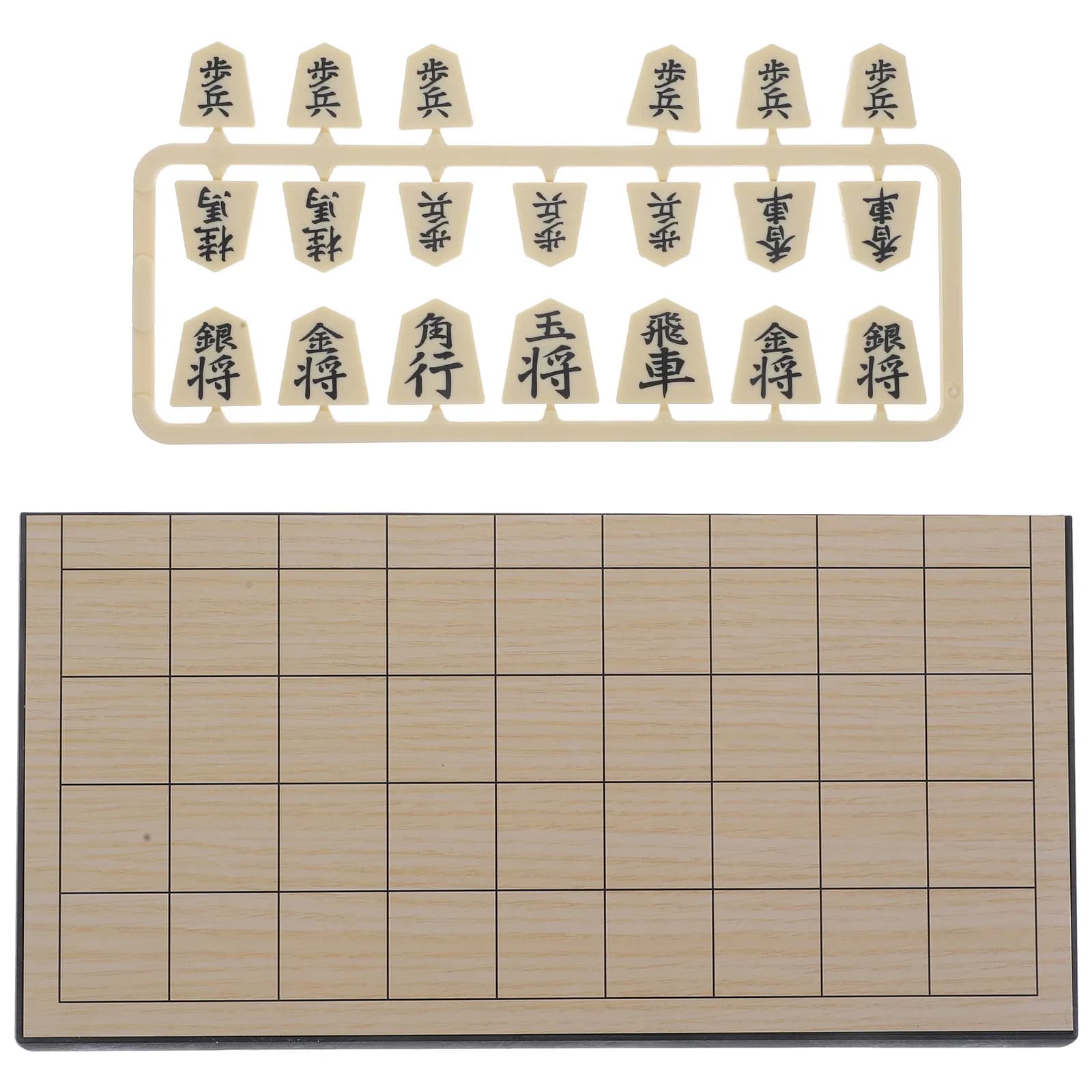 1Pcs Folding Magnetic Japanese Chess Board Game Premium Portable Travel Set for Adults Kids Home Office School Picnic