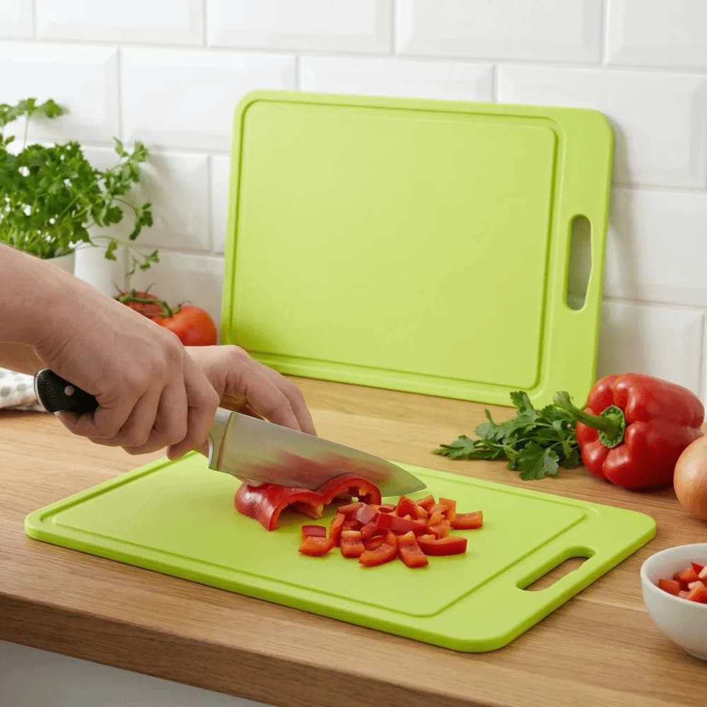 Convenient Hanging Silicone Cutting Board Soft Non-Slip Anti-Mold Cutting Board Square Mildew-Proof Cutting Block Mat Baby Food