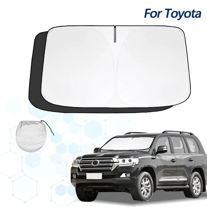 Auto Parabrezza Parasole Accessori Per Toyota Land Cruiser 200 LC200 2008-2021 Finestra Anteriore Anti-Uv Visiera Interni Proteggere Parte