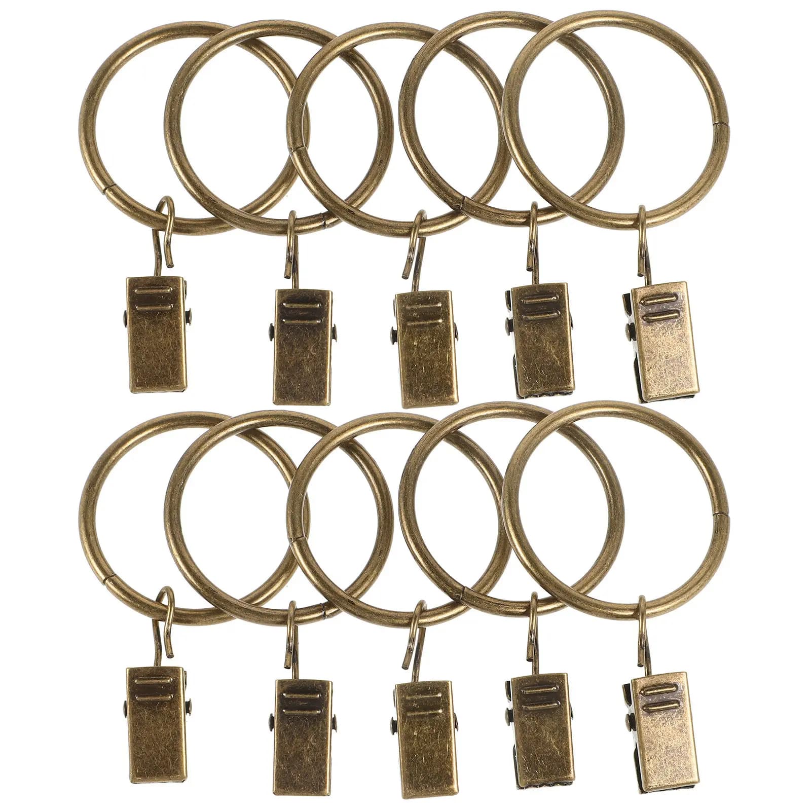 Clip per Tende con Anelli, Accessori per Aste e Tende, Ganci Creativi per Finestre