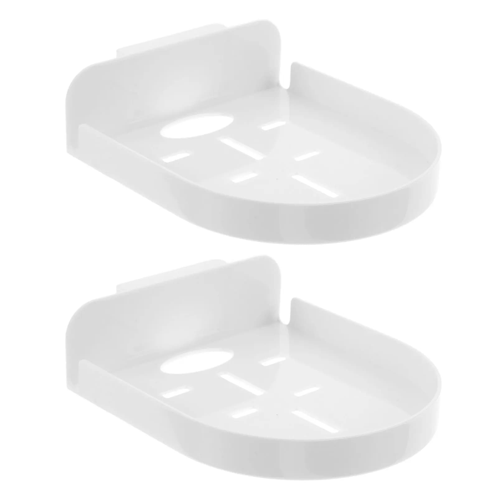 Supporto per telecamera da parete, 2 pezzi, senza foratura, adesivo, mensola galleggiante, supporto stabile per telecamera di sicurezza, supporto per baby monitor