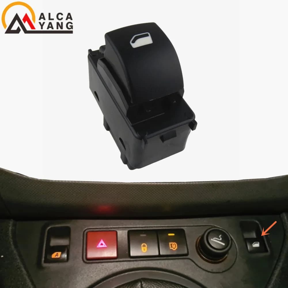 Pulsante interruttore regolatore finestra per Peugeot Partner Tepee 207 Citroen Berlingo 6554.QK 6554QK 6490.E2 6490E2 100011722