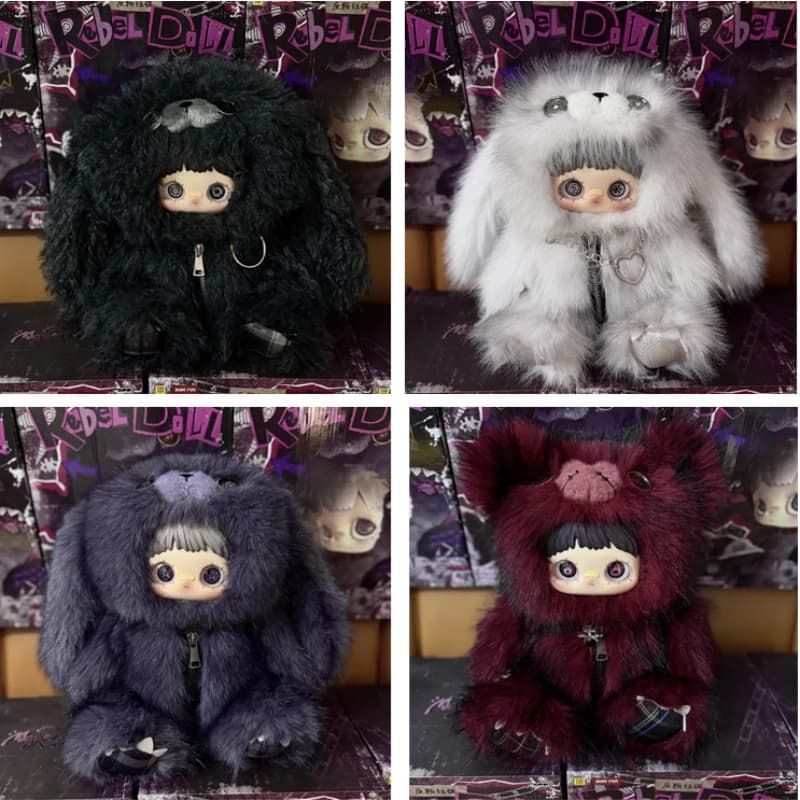 Serie di Bambole Maymei Rebel in Vinile, Zaino con Bambola in Scatola Misteriosa, Regalo Kawaii per Ragazze e Ragazzi, Figura Anime, Giocattoli per le Feste