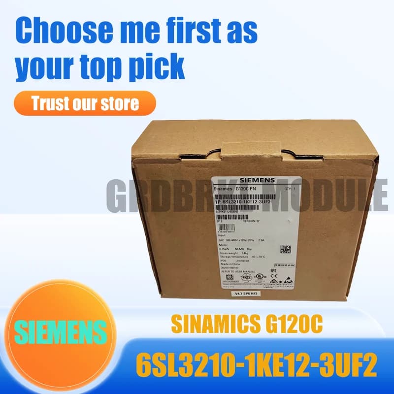 Nuovo originale SIEMENS SINAMICS G120C 6SL3210-1KE12-3UF2 6SL3 210-1KE12-3UF2 Controllore di azionamento trifase CA