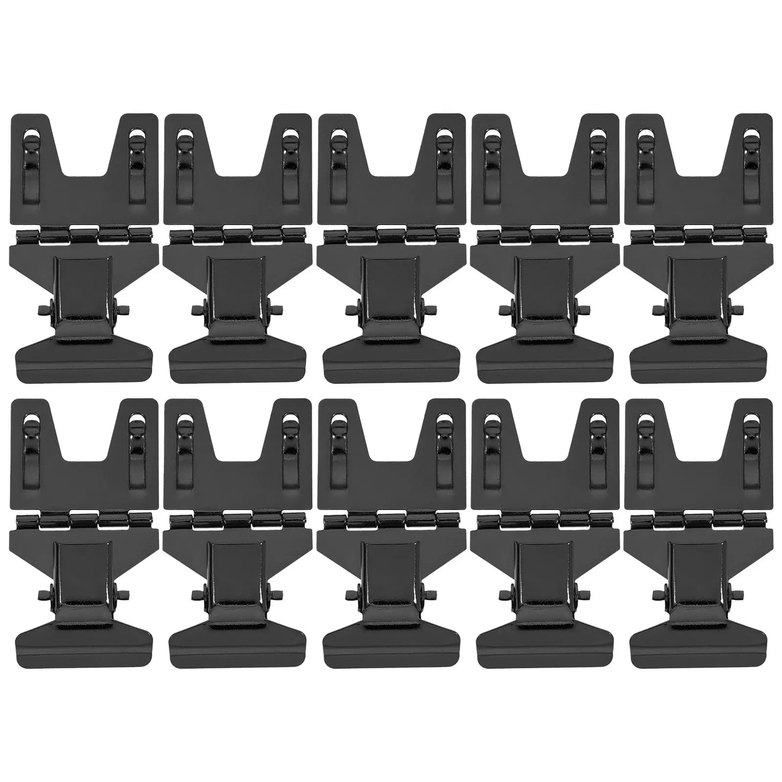 Clip porta-prezzi in acciaio inossidabile da 10 pezzi, supporto versatile con clip per etichette da scaffale per negozi al dettaglio, panifici e supermercati
