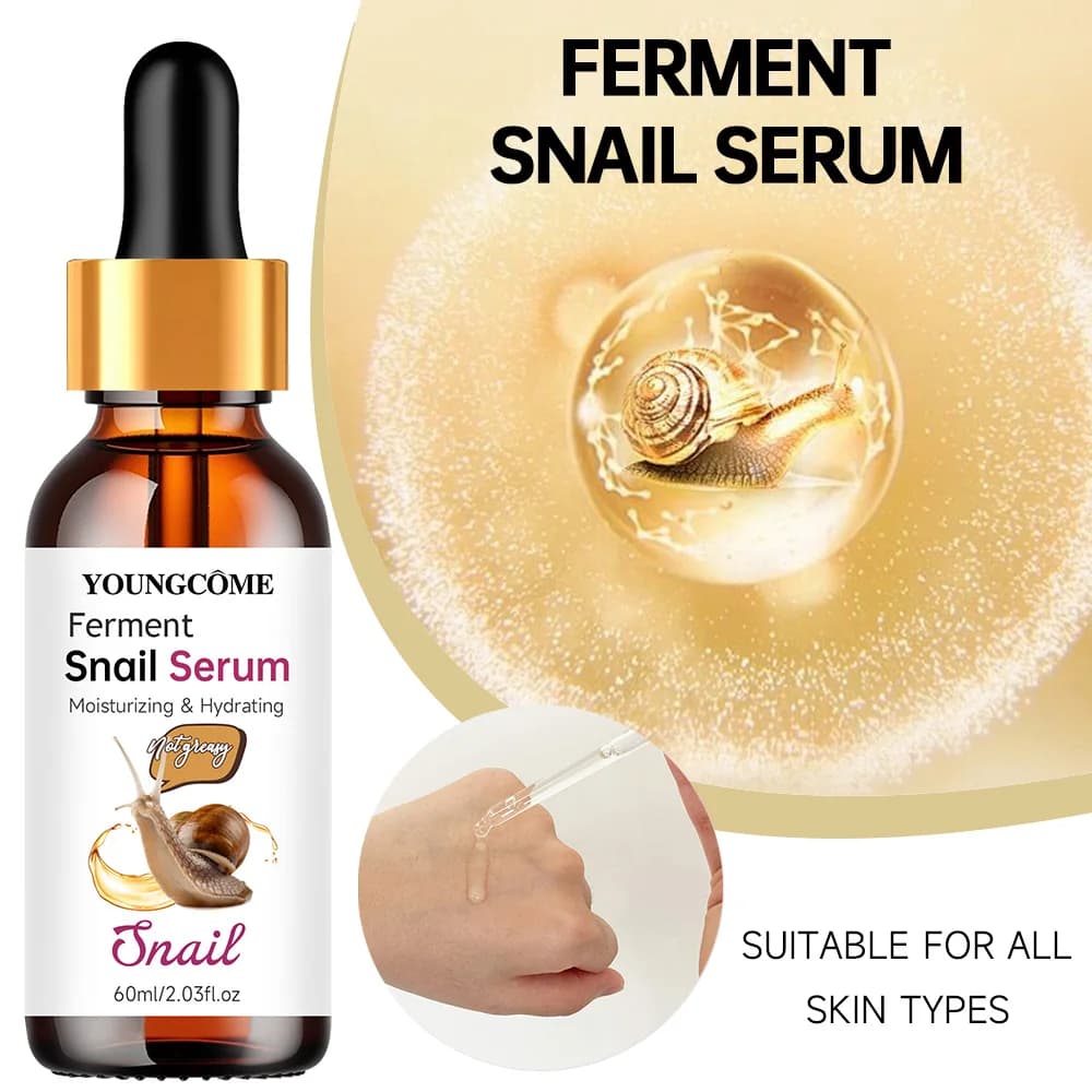 Lumaca Collagene Siero Viso Cura Della Pelle Del Viso Anti-età Rughe Idratante Sbiancamento Rassodante Essenza Della Pelle Ridurre I Pori Coreano
