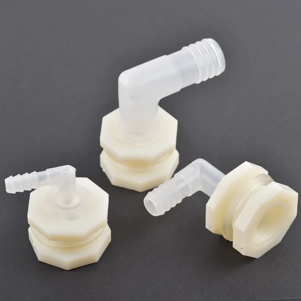1 Set ABS 1/2 inch to 6.4 ~ 20mm Elbow Water Tank Connector Garden Water Hose Irrigation Pipe Water Hose 90 degree adapter