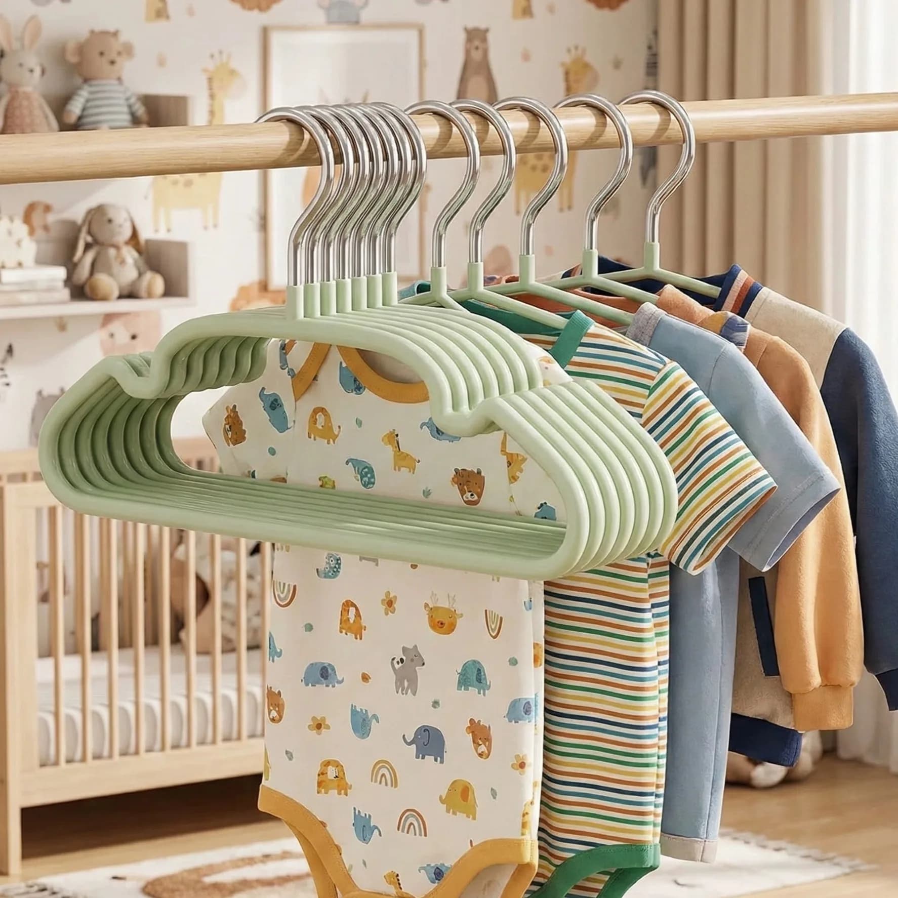 Anti-slip clothes hanger for children's clothes, for home use, clothes rack, clothes rack