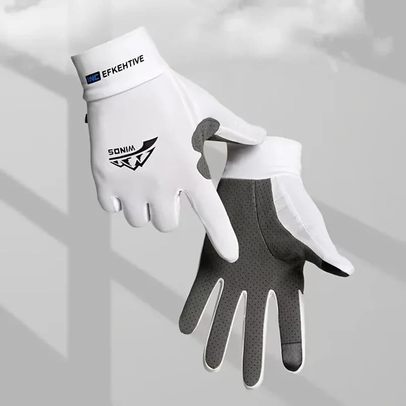 Motorcycle Sunscreen gloves men's and women's fishing gloves thin and breathable fully matched ice riding gloves summer gloves