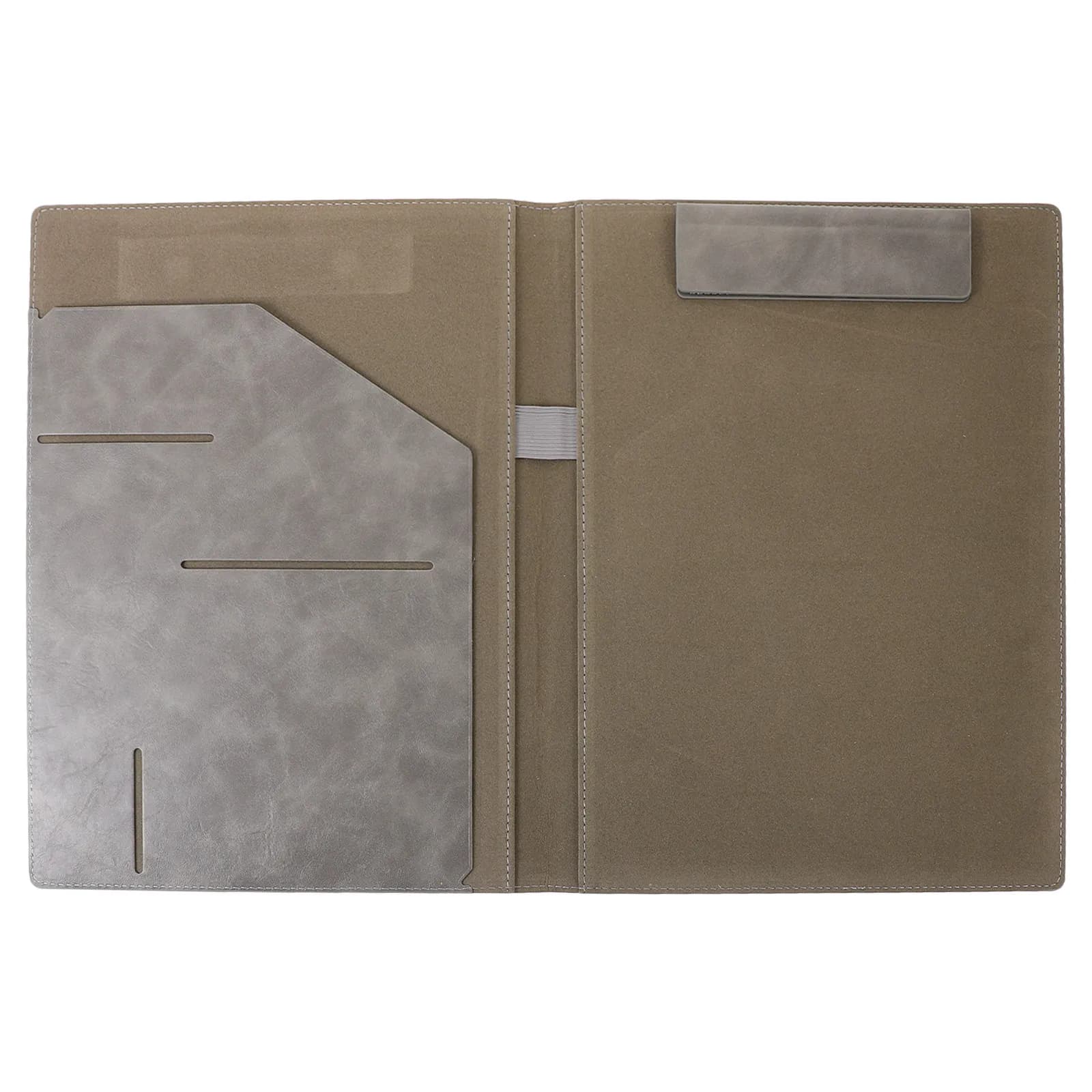 PU File Folder Wear Resistant Business Portfolio Organizer Interview Resume Folder Office Document Binder