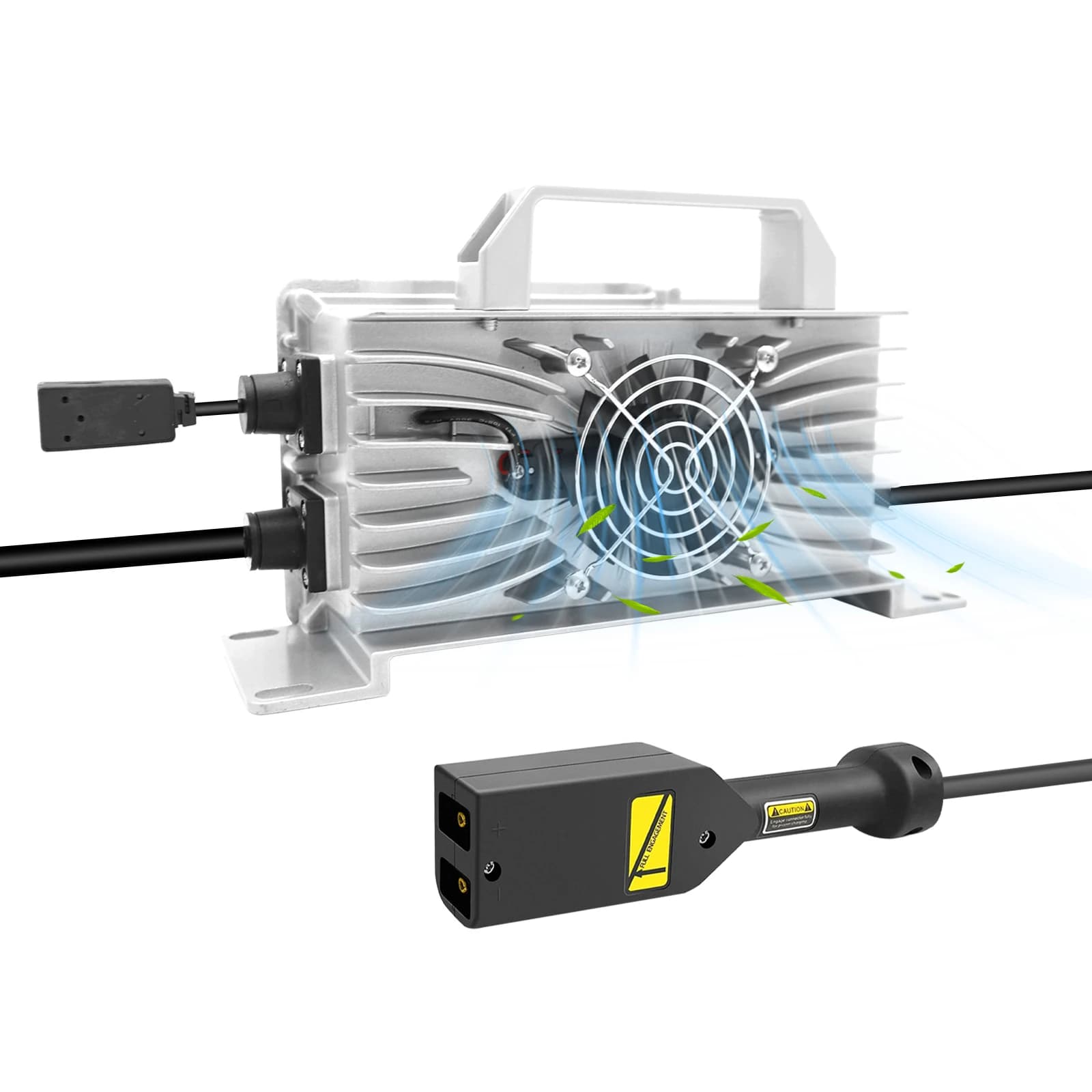 Caricabatterie Intelligente per Golf Cart 36 Volt 18 Amp con Spina Stile D per EZGO TXT Medalist