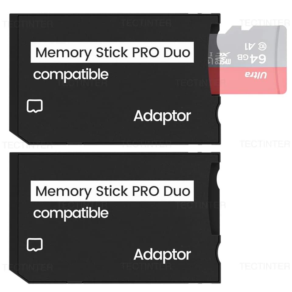Lettore di schede Memory Stick Pro Duo da TF a MS SD per PSP1000/PSP2000/PSP3000, Adattatore Convertitore Dual Slot per Accessori PSP