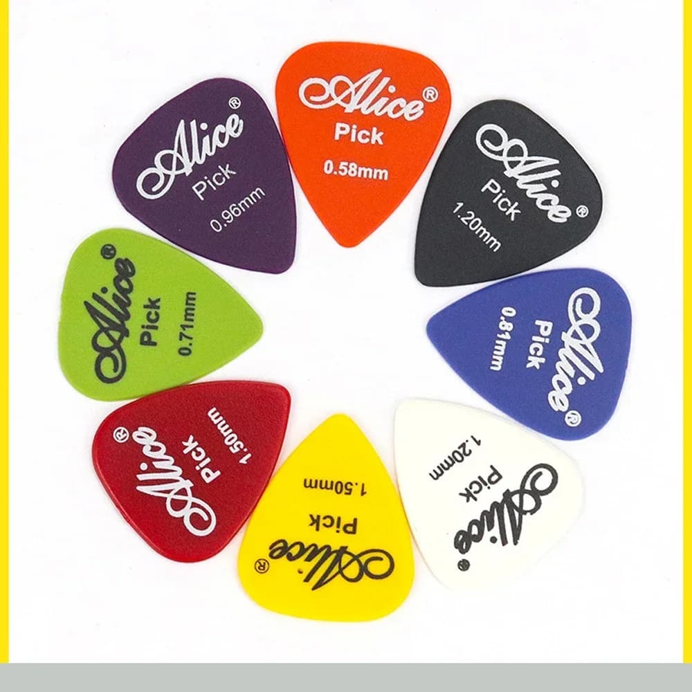 10-50 Pz Spessore 0.96 mm Plettri per chitarra Accessori per chitarra Alice Basso elettrico acustico Pic Plettro Mediatore plettri per chitarra
