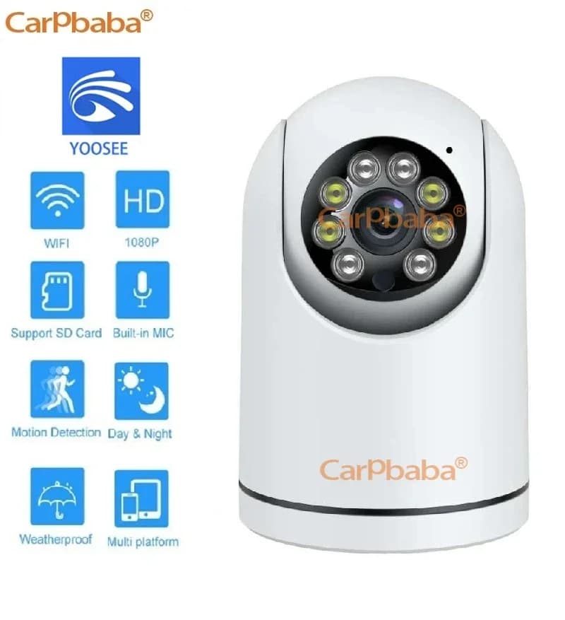 CARPBABA YOOSEE 2MP WIFI Telecamera IP di Sorveglianza Visione Notturna a Colori Protezione di Sicurezza Baby Monitor Senza Fili Smart Home